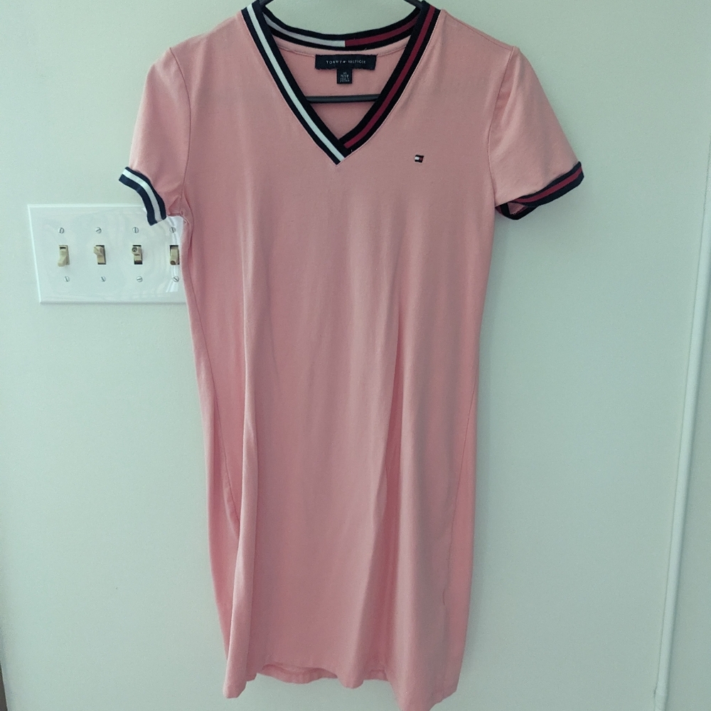 Tommy Hilfiger Cotton T-Shirt Dress - Picture 2 of 6